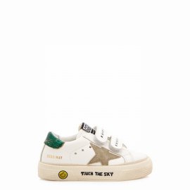 Babies' Kids May School White Leather Sneakers (it20-it26) In White & Other