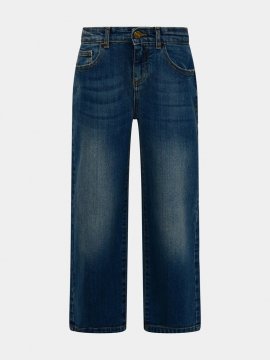 Blue Cotton Denim Jeans