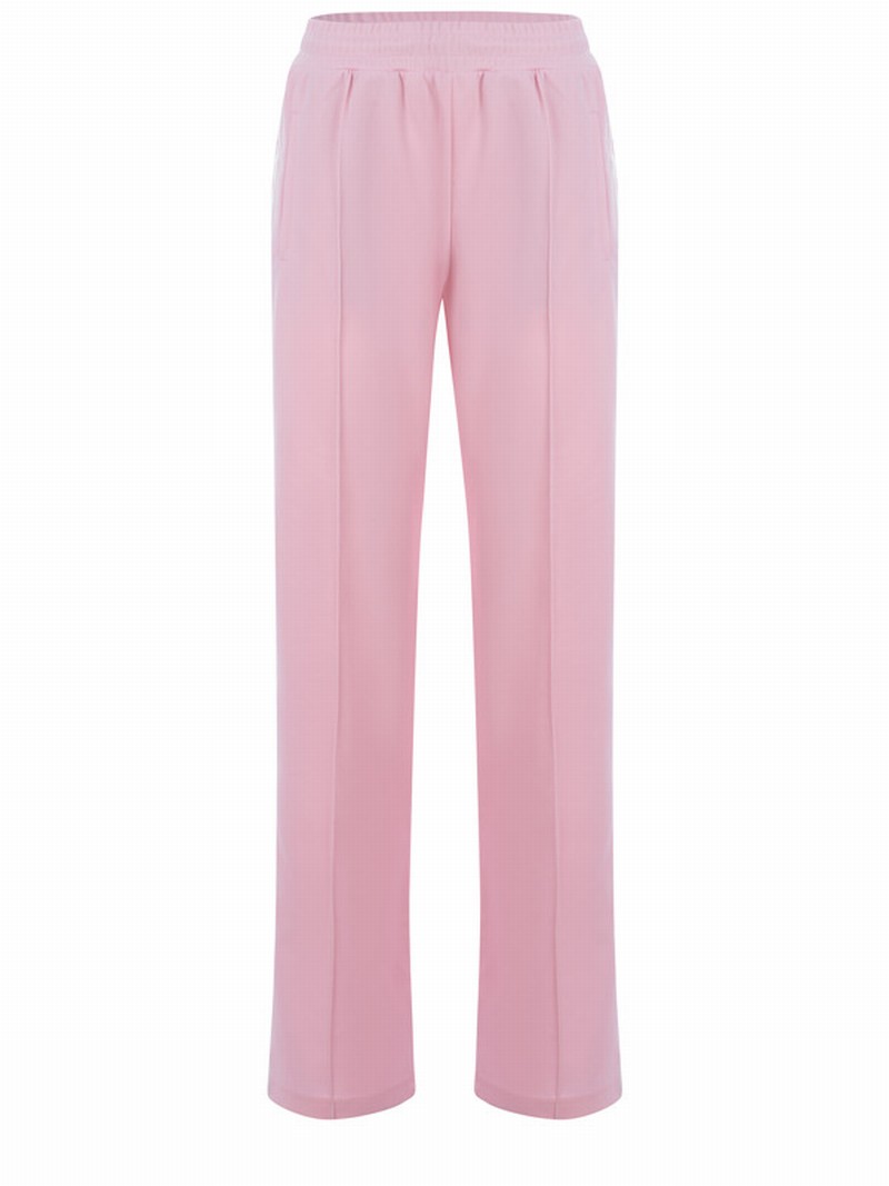 Star-logo Straight-leg Trousers In Rosa