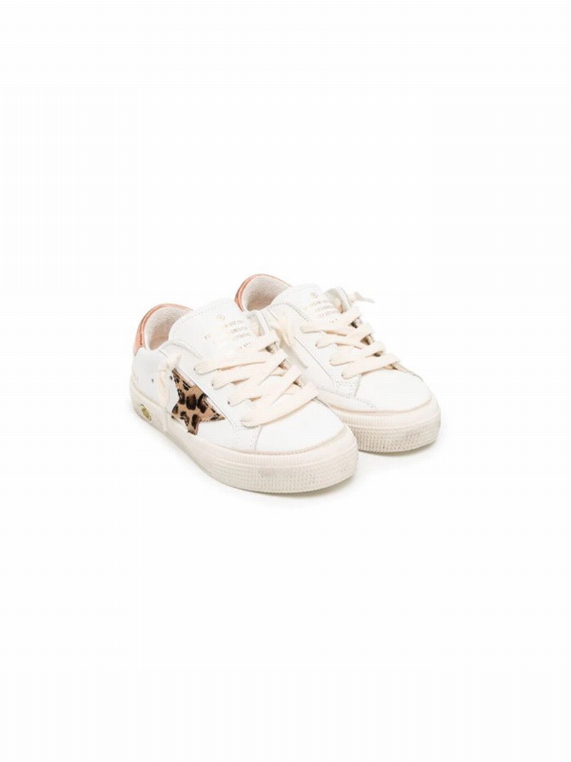 One Star-logo Sneakers In White