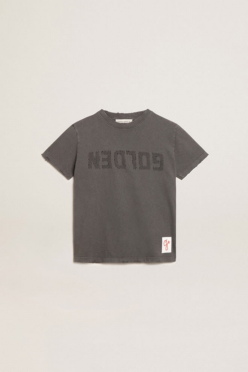 Kids' Logo T-shirt In Gray