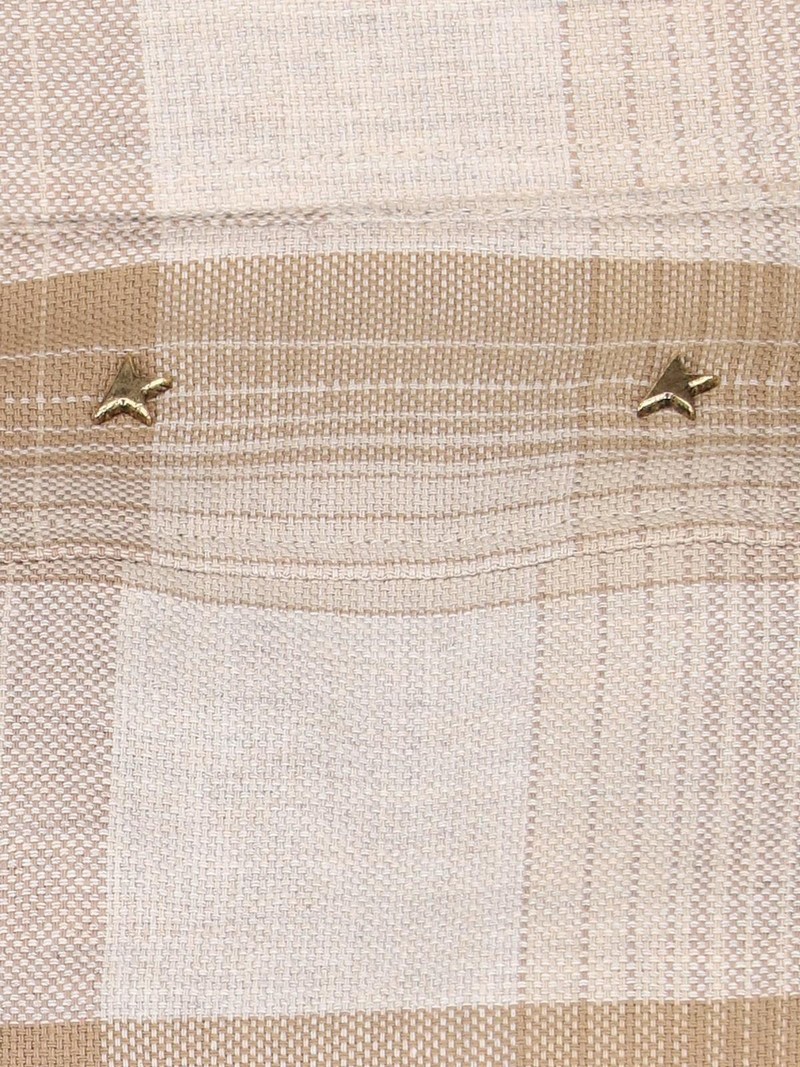 Checkered Shirt In Beige