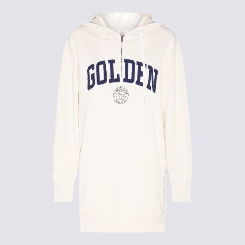 Journey W`s Sweatshirt Hoodie Dress W/zip Golden Patch In Neutrals