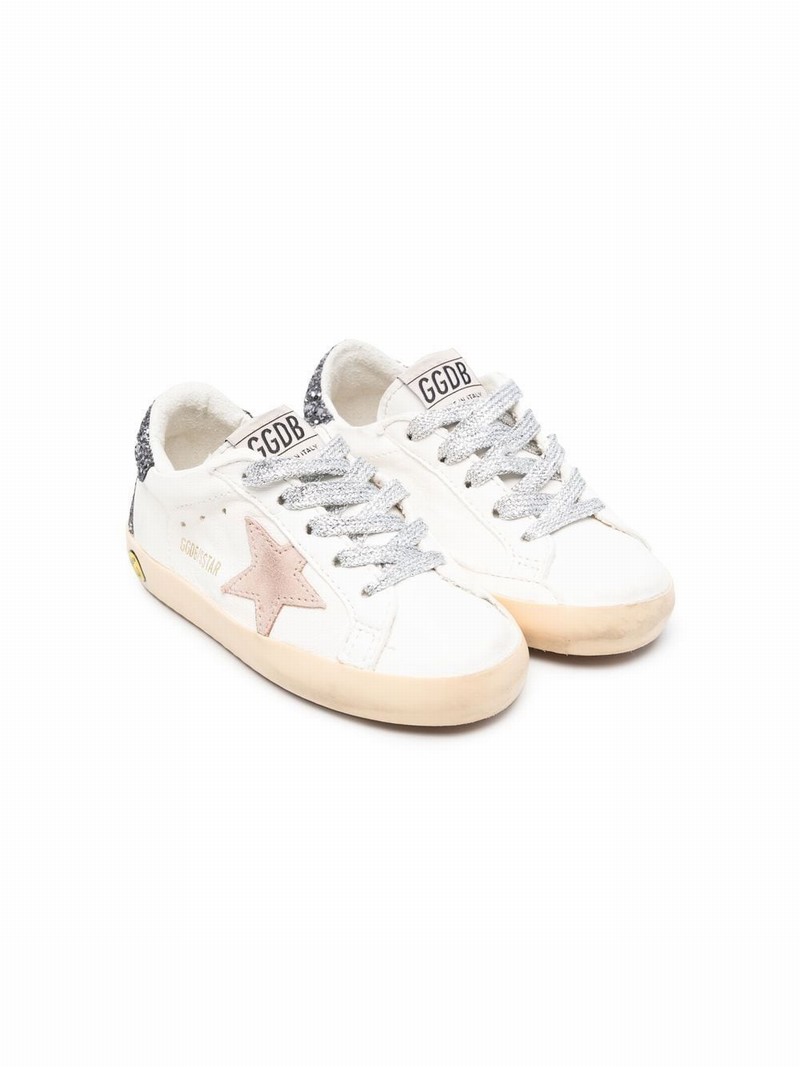 Kids' Super-star Low-top Sneakers In White
