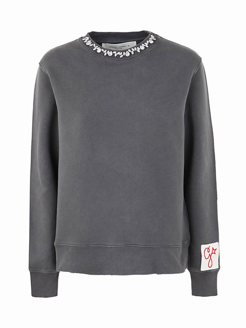 Women's Grey Other Materials Sweater