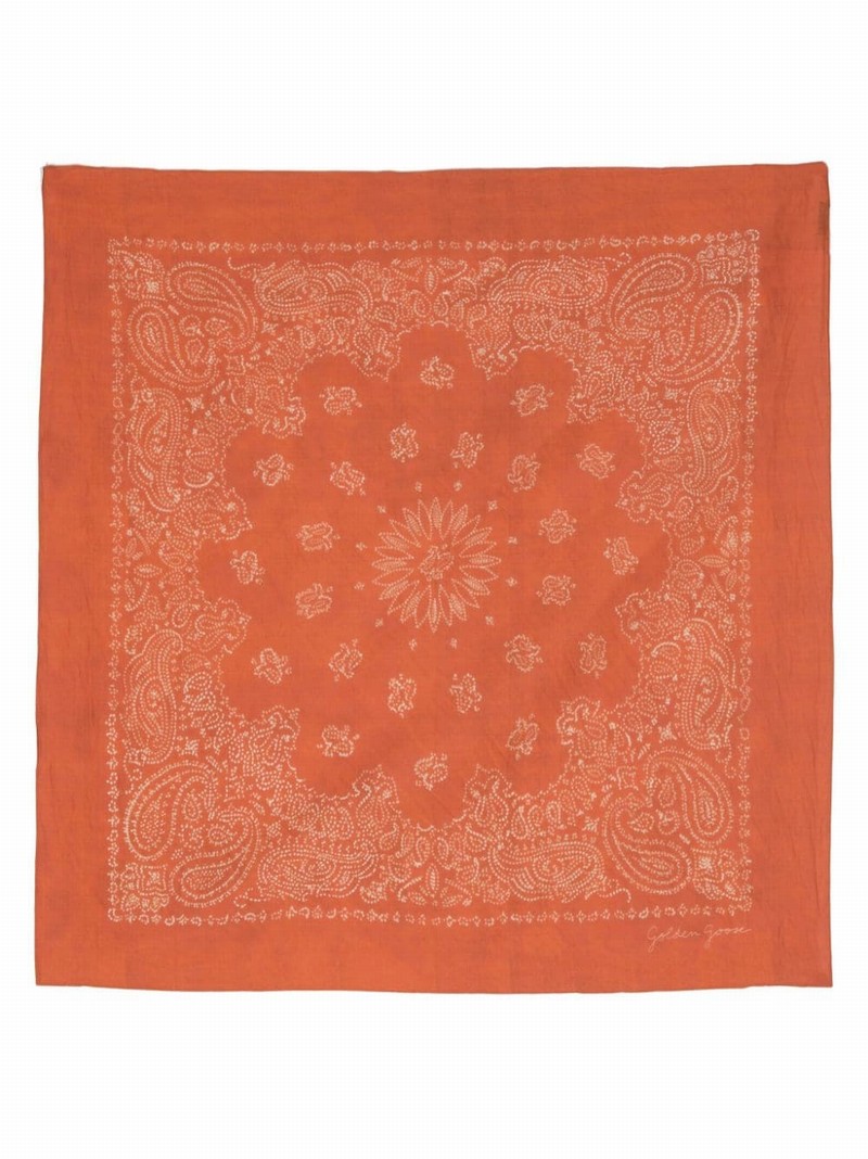 Paisley-print Scarf In Multi-colored