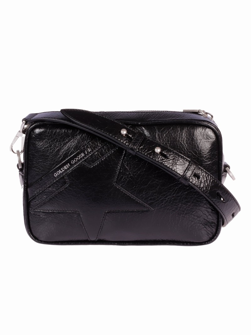 Star Bag Wrinkled Lamb Leather Body And Star In 90100